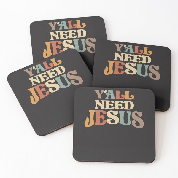 Item preview, Y’all Need Jesus Humorous Christian Phrase designed and sold by cidolopez.