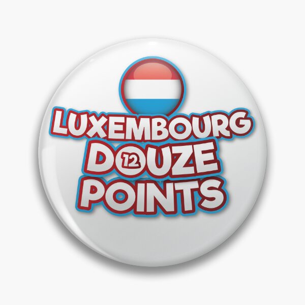 Item preview, Luxembourg Douze Points - Eurovision Luxembourg - Eurovision Song Contest  - 12 Points - ESC2025 - Laura Thorn - La Poupée Monte Le Son designed and sold by Vision-Tees.