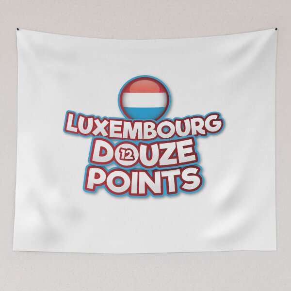 Item preview, Luxembourg Douze Points - Eurovision Luxembourg - Eurovision Song Contest  - 12 Points - ESC2025 - Laura Thorn - La Poupée Monte Le Son designed and sold by Vision-Tees.