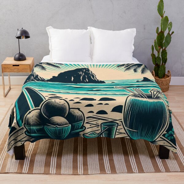 Item preview, Black and White Vector Beach Art  #3 – Minimalist AI Design for Travel Lovers, Surf Style, and Coastal Vibes designed and sold by knalpot-design.
