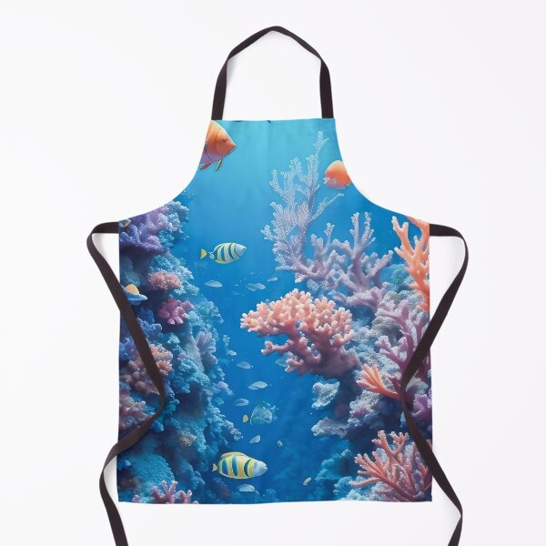Item preview, Underwater coral reef with fish designed and sold by ewynter.