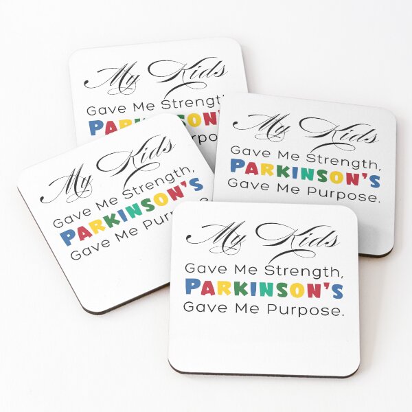 Item preview,  My Kids Gave Me Strength, Parkinson’s Gave Me Purpose. Parkinson Awareness Design  designed and sold by Raise2Shine.