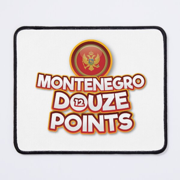 Item preview, Montenegro Douze Points - Eurovision Montenegro - Eurovision Song Contest - 12 Points - ESC2025 - Nina Žižić - Dobrodošli designed and sold by Vision-Tees.