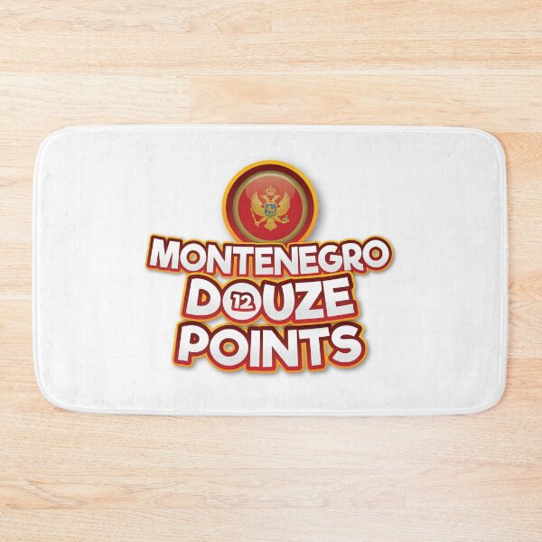 Item preview, Montenegro Douze Points - Eurovision Montenegro - Eurovision Song Contest  - 12 Points - ESC2025 - Nina Žižić - Dobrodošli designed and sold by Vision-Tees.