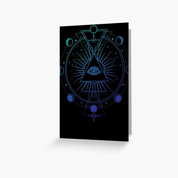 Aperçu de l'œuvre Symbole ésotérique de la phase lunaire créée et vendue par KingersDesigns.