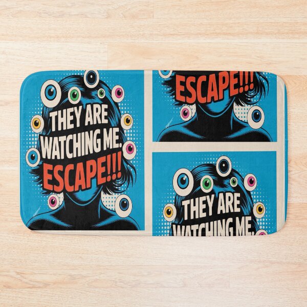 Item preview, "THEY ARE WATCHING ME. ESCAPE!!!! designed and sold by R0X Designs .