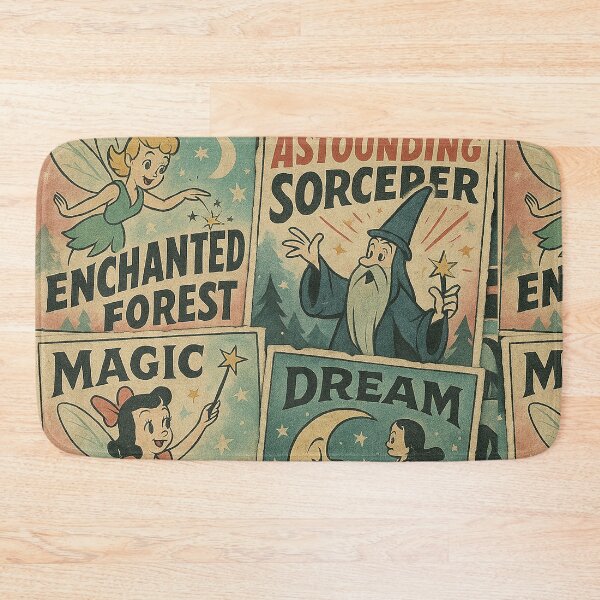 Item preview, Enchanted Fairytale Sorcery Poster Collage designed and sold by weirdfishes123.