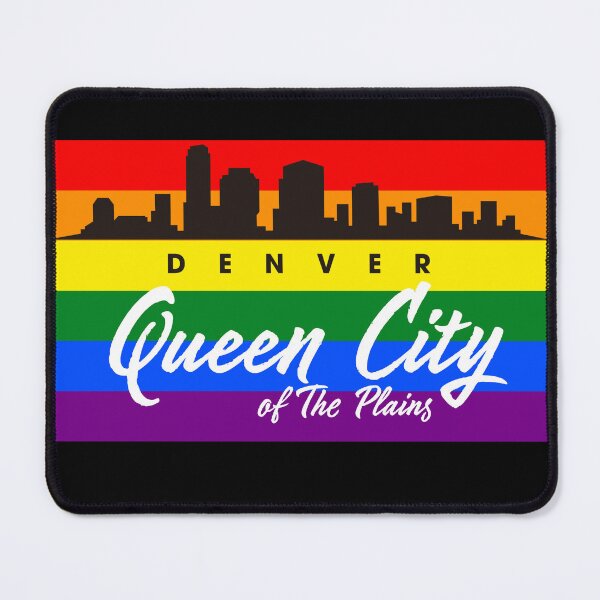 Aperçu de l'œuvre Queen City of the Plains Denver Skyline créée et vendue par LibStix.