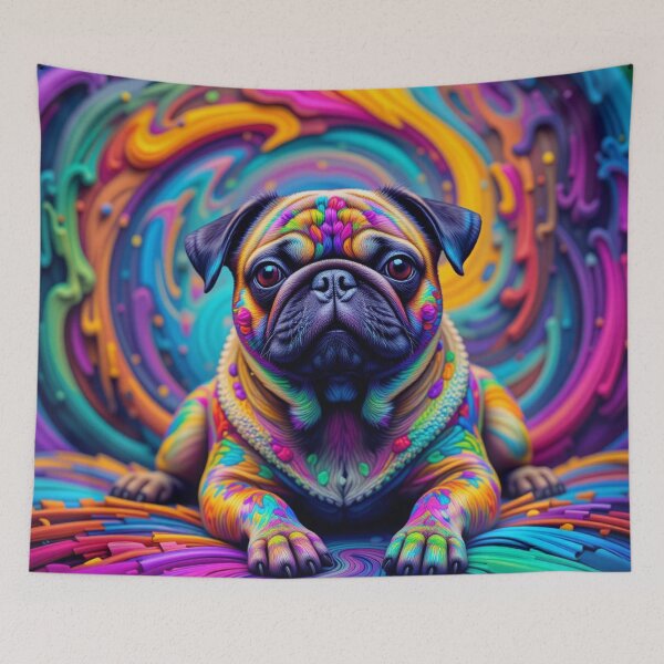 Item preview, The Pop Art Pug designed and sold by cfbennettmedia.