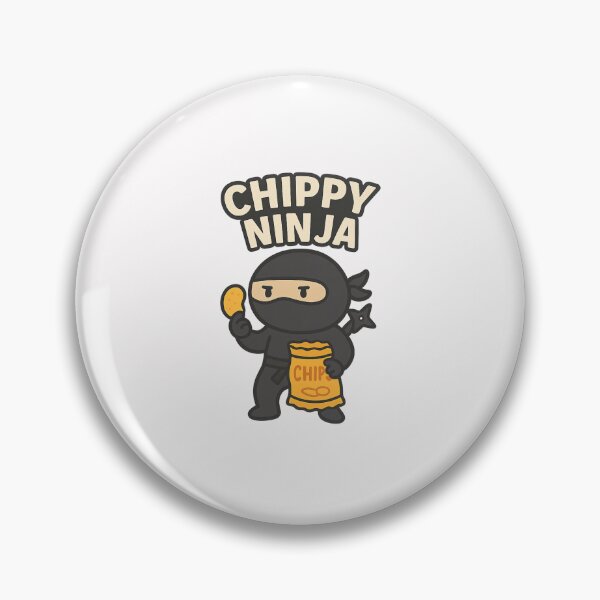 Item preview, Chippy Ninja – The Stealth Snack Master designed and sold by ALITOPRINCE.