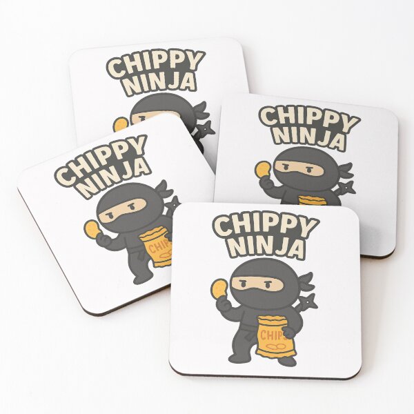 Item preview, Chippy Ninja – The Stealth Snack Master designed and sold by ALITOPRINCE.
