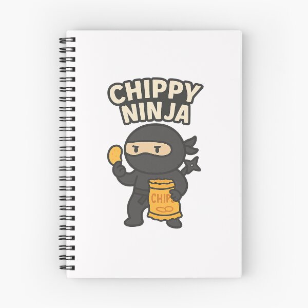 Item preview, Chippy Ninja – The Stealth Snack Master designed and sold by ALITOPRINCE.