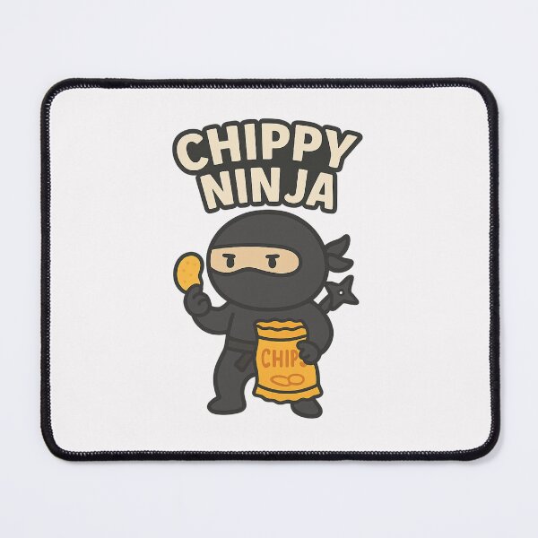 Item preview, Chippy Ninja – The Stealth Snack Master designed and sold by ALITOPRINCE.