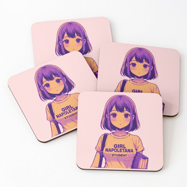 Item preview, Girl Napoletana Student – Design Anime Kawaii per Studentesse Napoletane designed and sold by Design by Anthony .