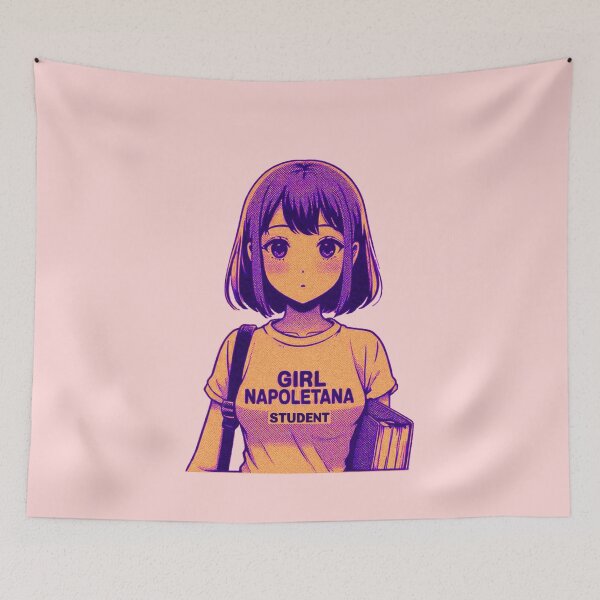 Item preview, Girl Napoletana Student – Design Anime Kawaii per Studentesse Napoletane designed and sold by Design by Anthony .