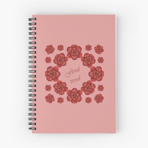 Item preview, The inscription "Floral mood" with red flowers designed and sold by Cherevan.