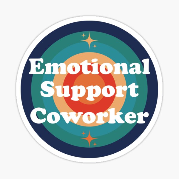 Item preview, Emotional Support Coworker designed and sold by kolshi-shop.