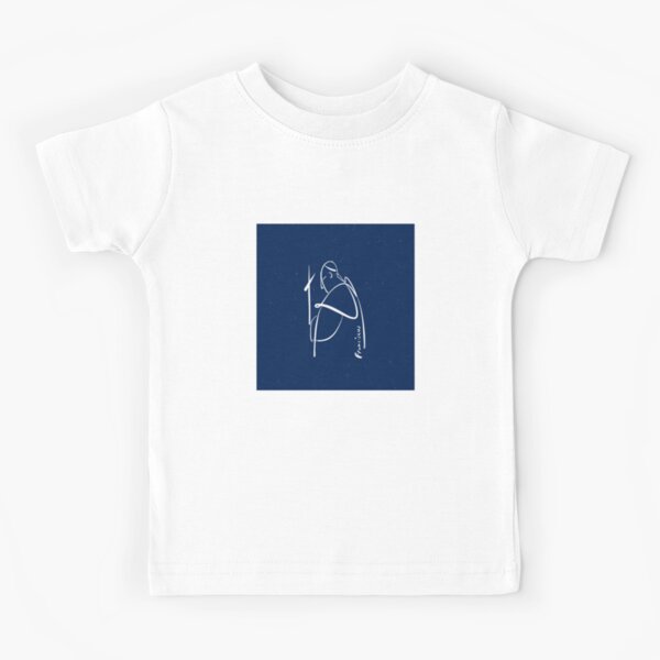 Arte lineal del Papa Francisco – Diseño minimalista de Franciscus Camiseta para niños