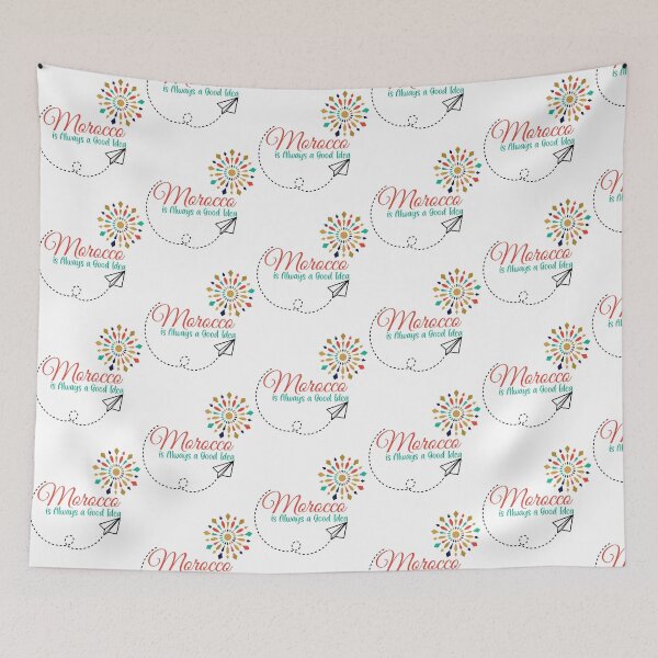 Item preview, Morocco is Always a Good Idea – Travel Quote Design designed and sold by johsef.