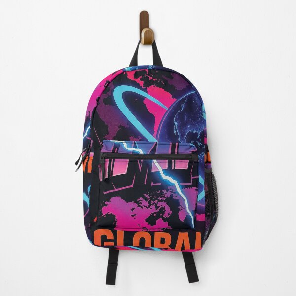 Item preview, Futuristic Poster – Impact of Global Change on Earth designed and sold by Gold Turtle Lina.