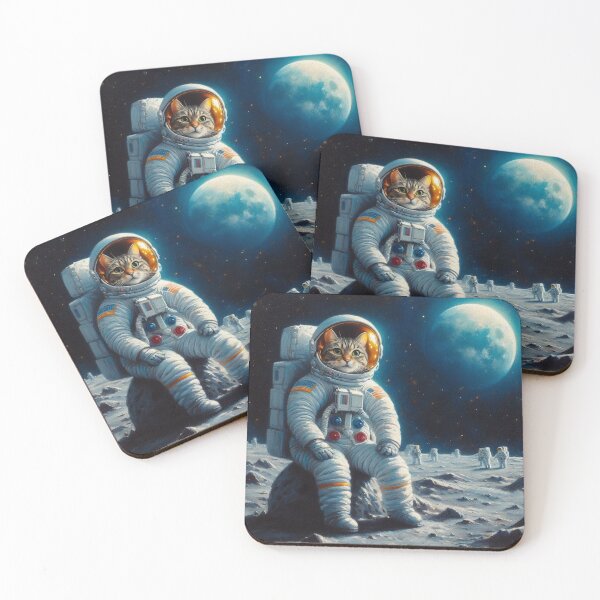 Item preview, Cats invade the moon designed and sold by OTSC.
