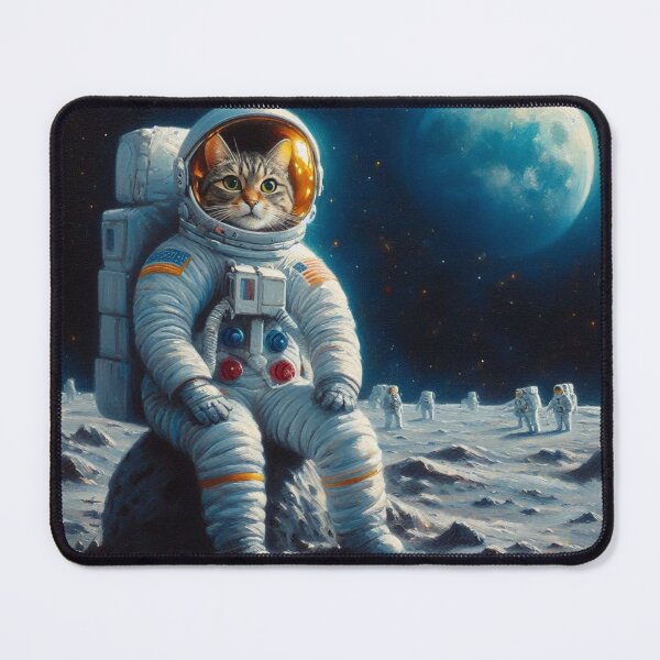 Item preview, Cats invade the moon designed and sold by OTSC.