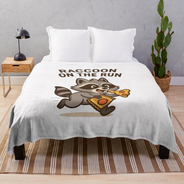 Item preview, Raccoon on the Run – Pizza Snatch Mission designed and sold by ALITOPRINCE.