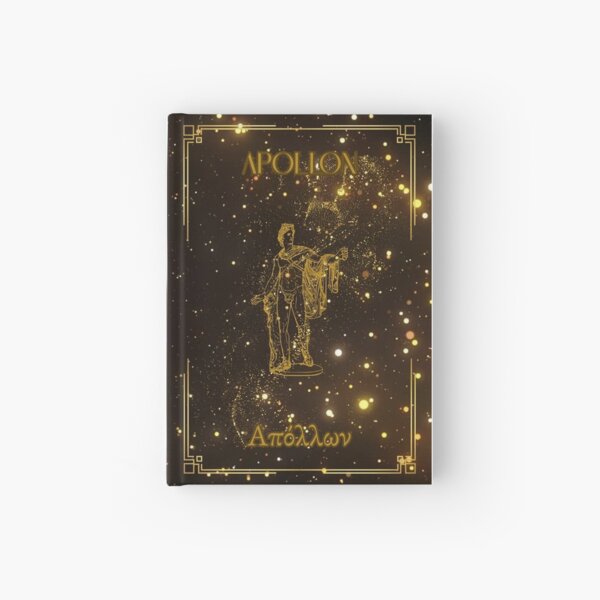 Item preview, Apollon Devotional Journal – Celestial Hellenic Polytheism Notebook designed and sold by AspiringTenthMuse.