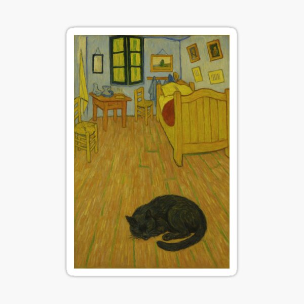 Item preview, A cat in the bedroom designed and sold by Carnival-dsgn.