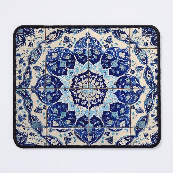 Item preview, Persian Blue Floral Tile Pattern Islamic Art Design designed and sold by anass002.