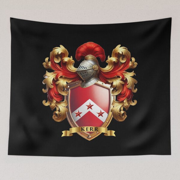 Item preview, Kerr Family Crest | Scottish Coat of Arms | Heraldry Shield Design designed and sold by Highlandkings.