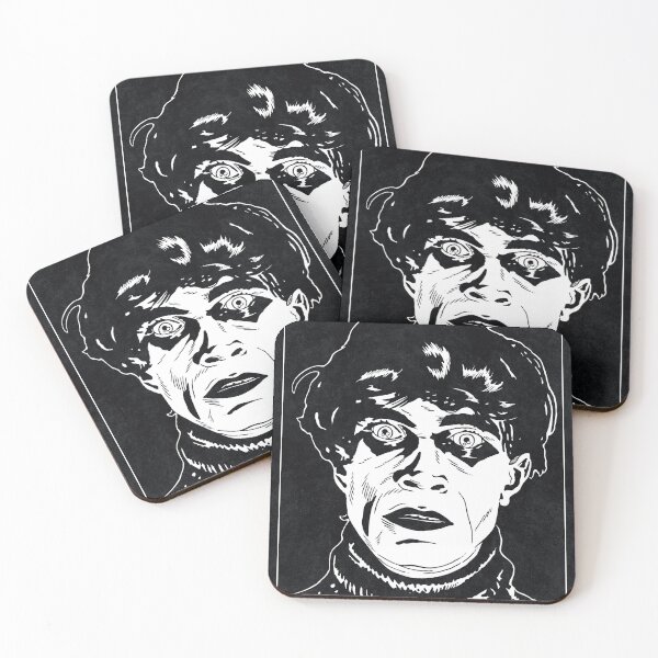 Item preview, CESARE - The Cabinet of Dr Caligari (Black and white) designed and sold by FamousWeirdosRB.