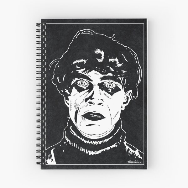 Item preview, CESARE - The Cabinet of Dr Caligari (Black and white) designed and sold by FamousWeirdosRB.