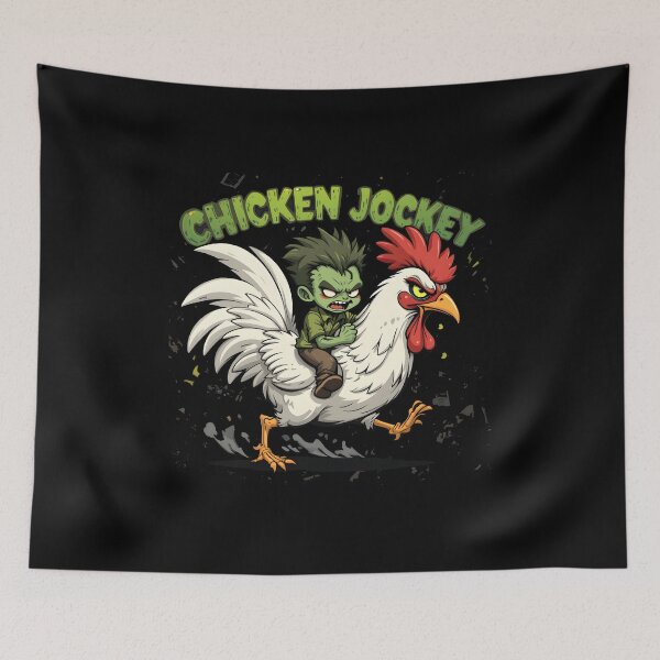 Item preview, Chicken Jockey PNG, Birthday Boy file Digital, Meme Art, Zombie Riding Chicken, Cute Chicken Jockey PNG, Digital Download designed and sold by harry mac.