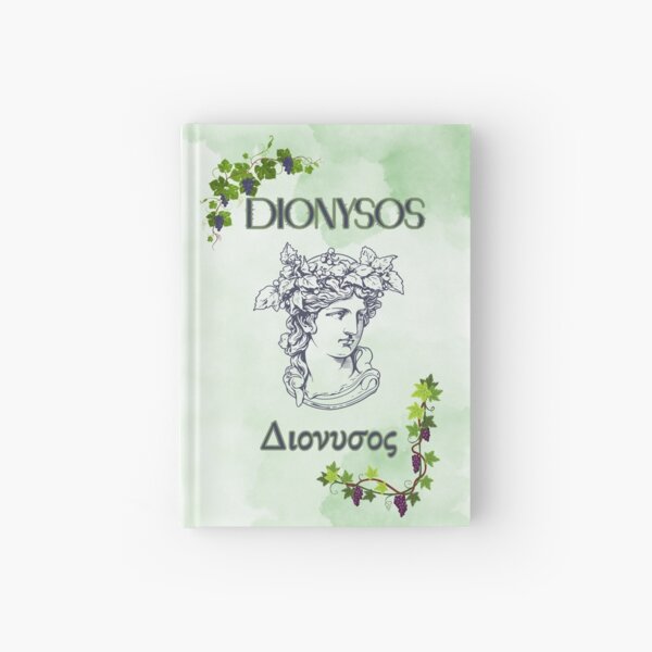 Item preview, Dionysos Devotional Journal – Celestial Hellenic Polytheism Notebook designed and sold by AspiringTenthMuse.
