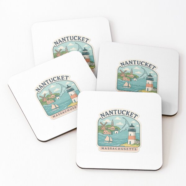 Item preview, Nantucket, MA designed and sold by GoldenHourGroove.