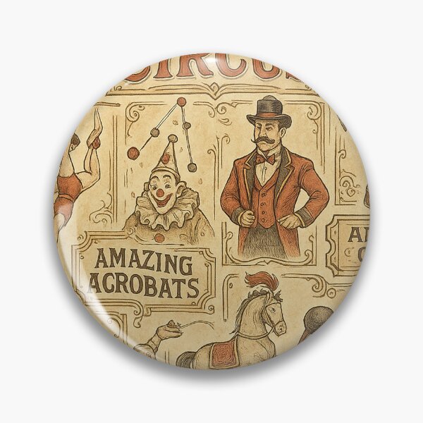 Item preview, Vintage Circus Poster Collage Design designed and sold by weirdfishes123.