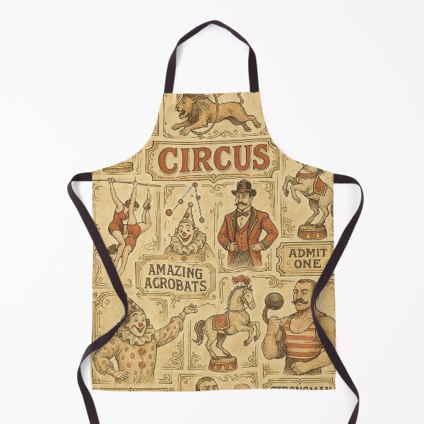 Item preview, Vintage Circus Poster Collage Design designed and sold by weirdfishes123.