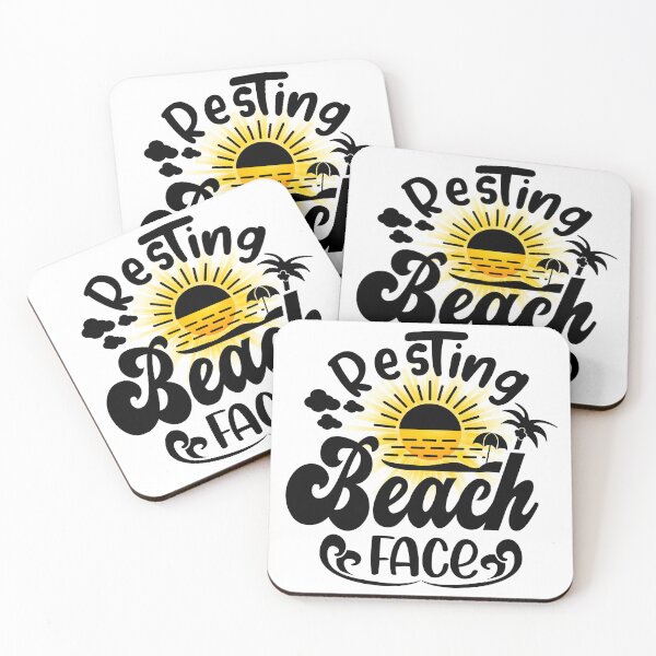 Item preview, Resting beach face designed and sold by Krazy4Keepsakes.