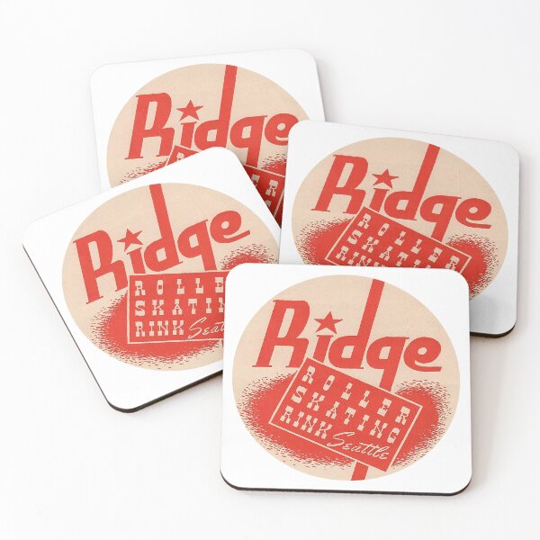 Item preview, Ridge Roller Rink Seattle Washington Roller Skating Rink Sticker Decal Label Design 3 designed and sold by tislord.