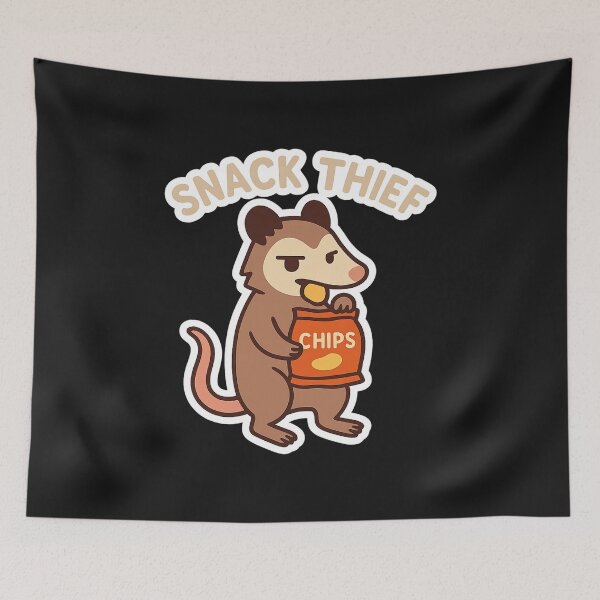 Item preview, Snack Thief – Cheeky Opossum Caught in the Act designed and sold by ALITOPRINCE.