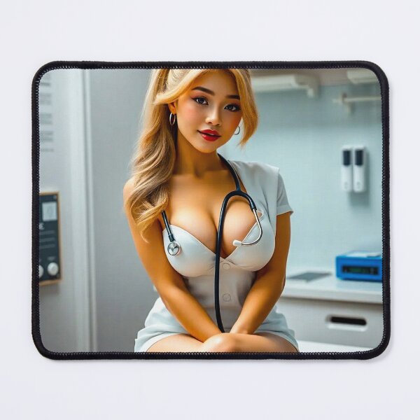 Item preview, Beautiful blonde Japanese nurse. designed and sold by GermanS.