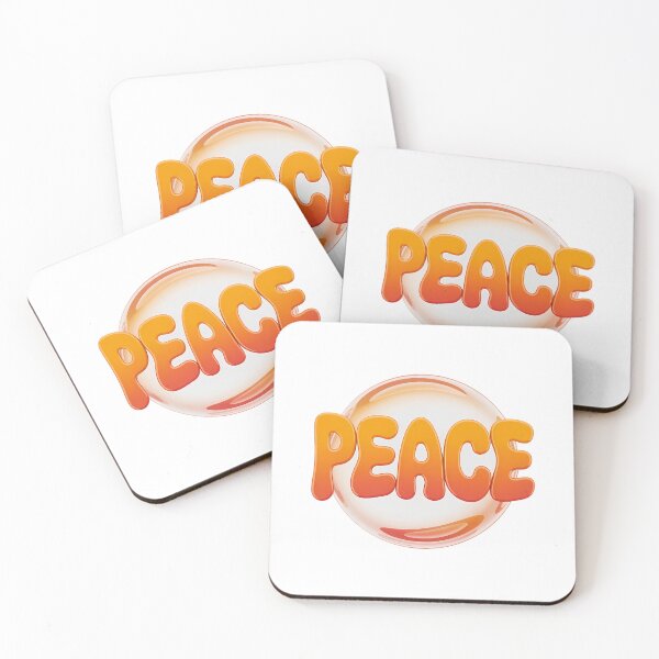 Item preview, Peace bubble text art. designed and sold by Joseph Hail.