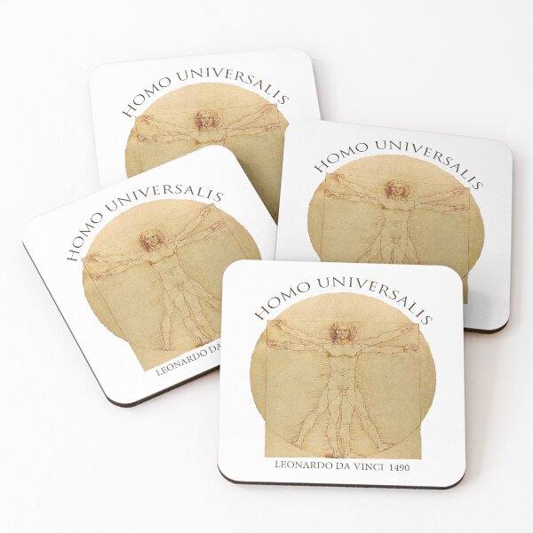 Item preview, Homo Universalis – Vitruvian Man by Leonardo da Vinci (1490) designed and sold by Daniel Hagerman.
