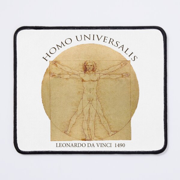 Item preview, Homo Universalis – Vitruvian Man by Leonardo da Vinci (1490) designed and sold by Daniel Hagerman.
