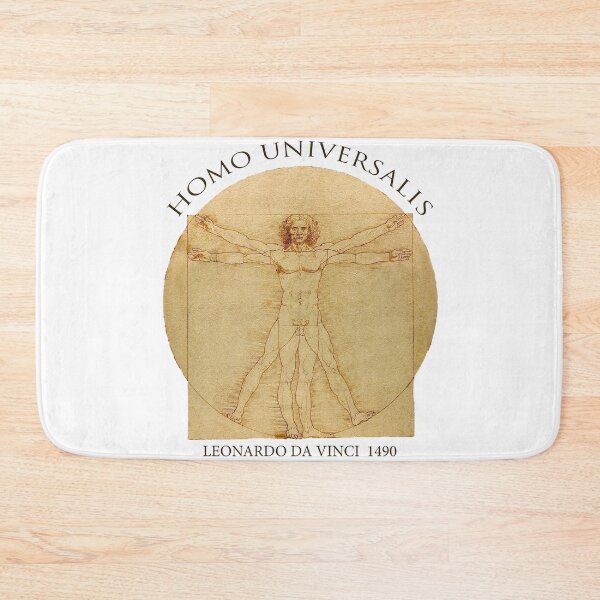 Item preview, Homo Universalis – Vitruvian Man by Leonardo da Vinci (1490) designed and sold by Daniel Hagerman.