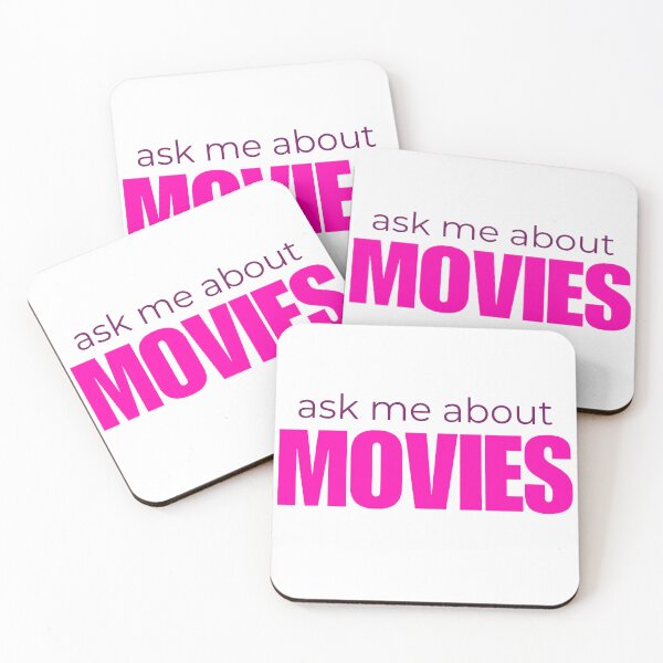 Item preview, Ask Me About Movies designed and sold by HyperfixationStation.
