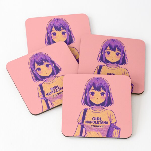 Item preview, Girl Napoletana Student – Unique Anime Design for Neapolitan Girls Abroad designed and sold by Design by Anthony .