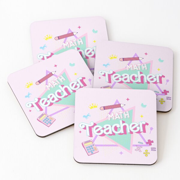 Item preview, Math Teacher designed and sold by Pink Alley Studio.