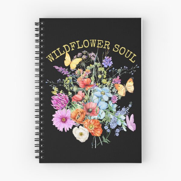 Item preview, Wildflower Soul Butterflies Pollinator Native Flowers Colorful Design designed and sold by EarthArtDesigns.